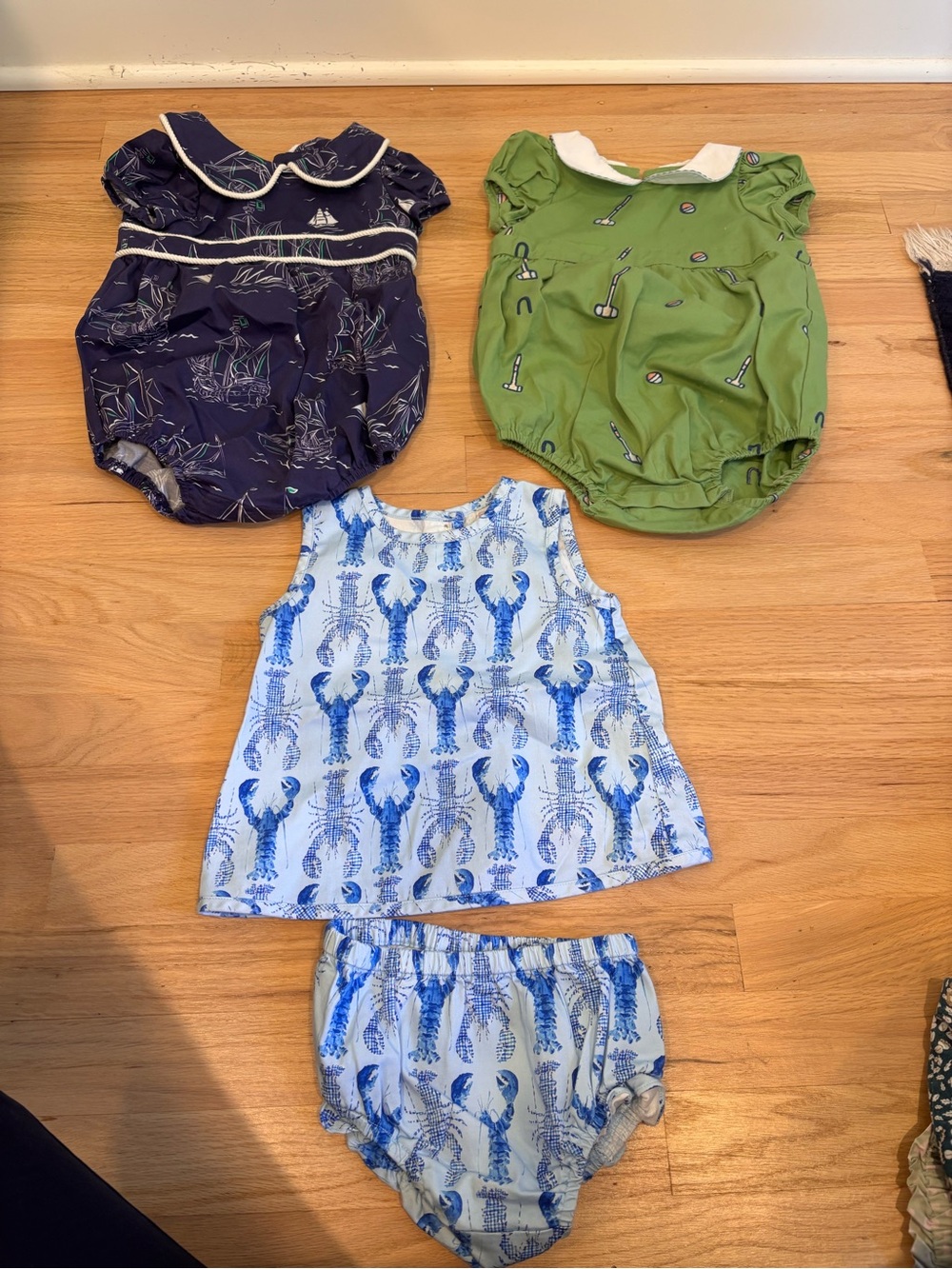 Classic Prep girls set of 3 outfits size 18-24 months